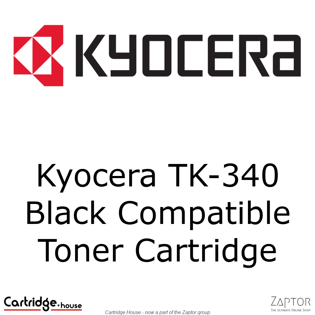 TK-340.png Kyocera TK-340 Black Compatible Toner Cartridge - Alternate Brand - Image 1