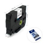 Brother Compatible TZe Labelling Tape – 6mm wide - 8m Long - Image 3