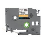 Brother Compatible Fluorescent TZe Labeling Tape – 12mm x 5m-TZe-B31 - Black on Flourescent Orange