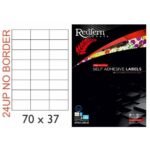 White Laser Label 70 x 37mm