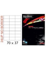White Laser Label 70 x 37mm