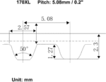 Timing Belt 170XL - Image 2