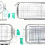 Brother Embroidery Hoops - Set of 4 hoops