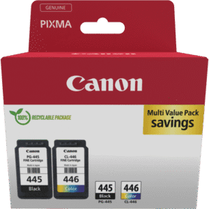 Canon PG-445/CL-446 - Ink Multipack (Black & Tri-Colour) - Original