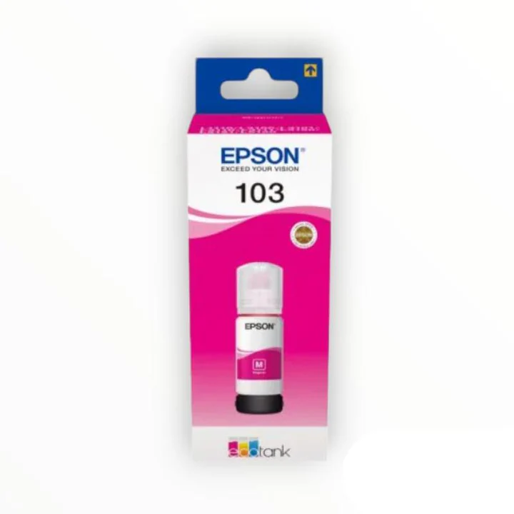 epson-printer-ink-epson-103-ecotank-65ml-ink-bottle-magenta-33141626339417 Epson 103 Magenta Ink Bottle - Original - Image 1