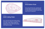 7 Piece French Curve Ruler Set-  Metric - Image 4