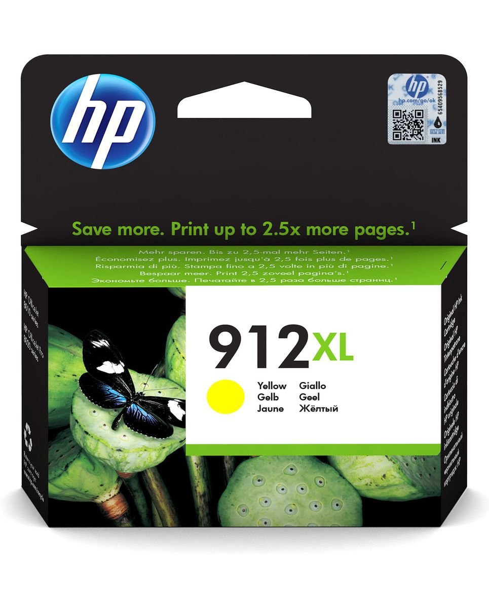 hp912xlY.jpeg HP 912XL Yellow Original Ink Cartridge (3YL83AE) - Image 1
