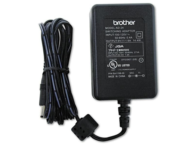 p-touch-9V-2.jpg Brother AC adapter for P-touch Label Printer (9V Adapter) - Image 1