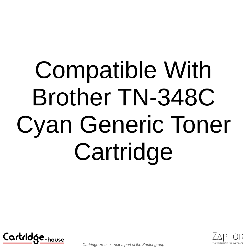 Brother TN-369 Cyan Compatible Toner Cartridge - Alternate Brand