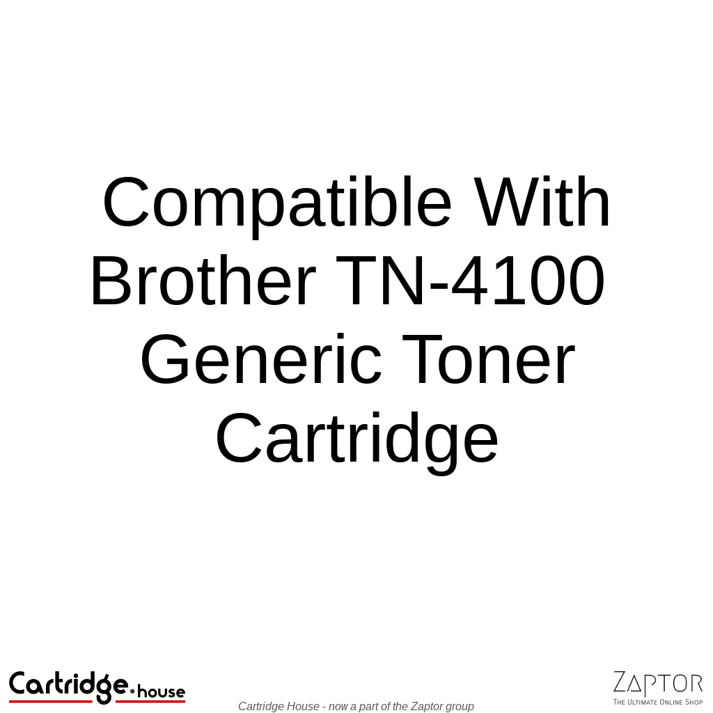 tn-4100.png Brother TN-670, TN-4100, TN-4150 Black Compatible Toner Cartridge - Alternate Brand - Image 1