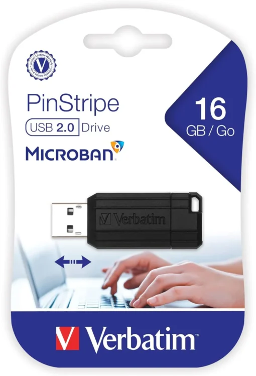 Verbatim 16gb PinStripe USB Flash Drive