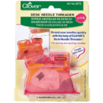 Clover  Desk Needle Threader-Pink