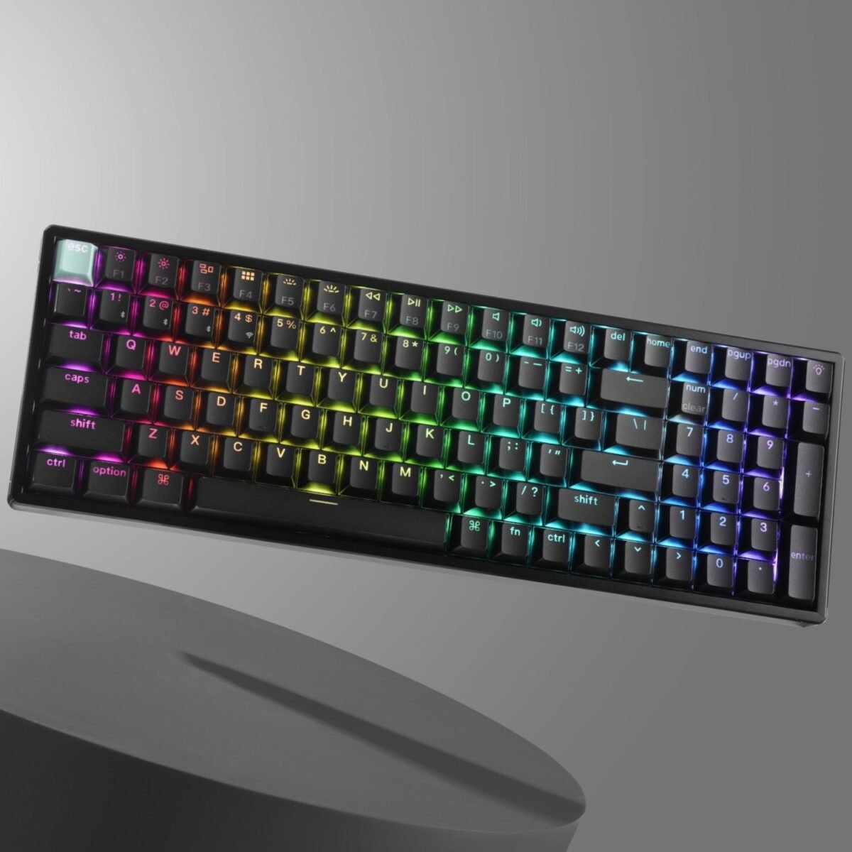 4894979016683_K4H-J1_wr-10 Keychron K4 HE 96% Magnetic Switch Hot-Swap RGB Wireless Keyboard – Black - Image 9