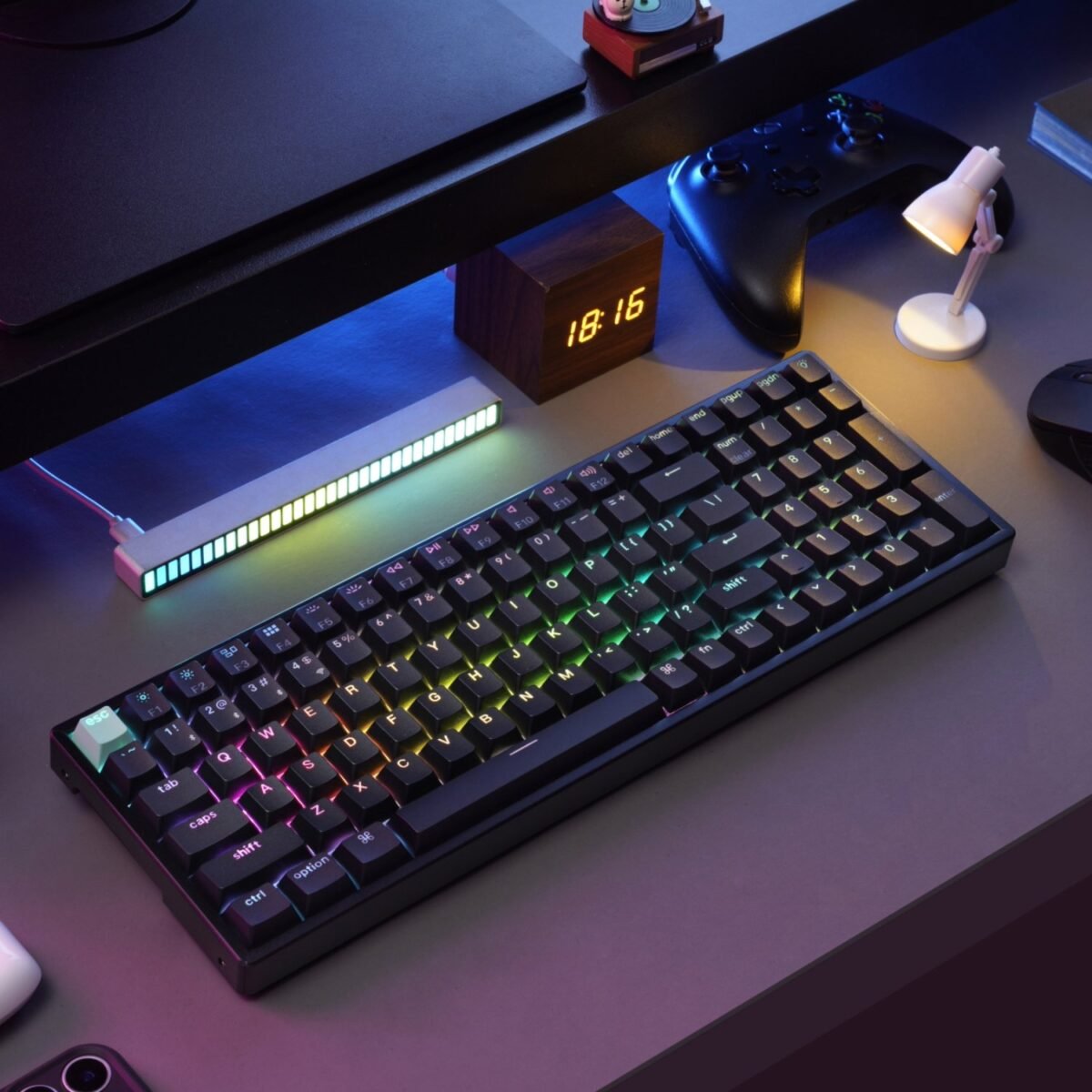 4894979016683_K4H-J1_wr-9 Keychron K4 HE 96% Magnetic Switch Hot-Swap RGB Wireless Keyboard – Black - Image 8