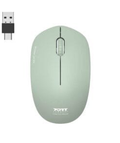 Port Connect MOUSE COLLECTION II WIRELESS Olive