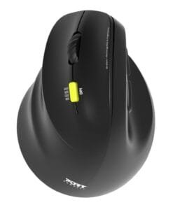 Port Connect Ergo Shape Rechargeable Wireless Mouse