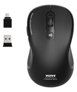 Port Connect Essential Bluetooth Wireless Rechargeable Mouse