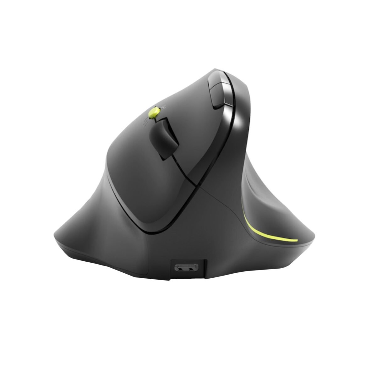 910200_PORT-MOUSE-ERGONOMIC-REACHARGE-BT-ERGO-B_wr_03 Port Connect 2.4GHz Wireless ERGO SOFT Bluetooth Rechargeable Mouse - Image 4