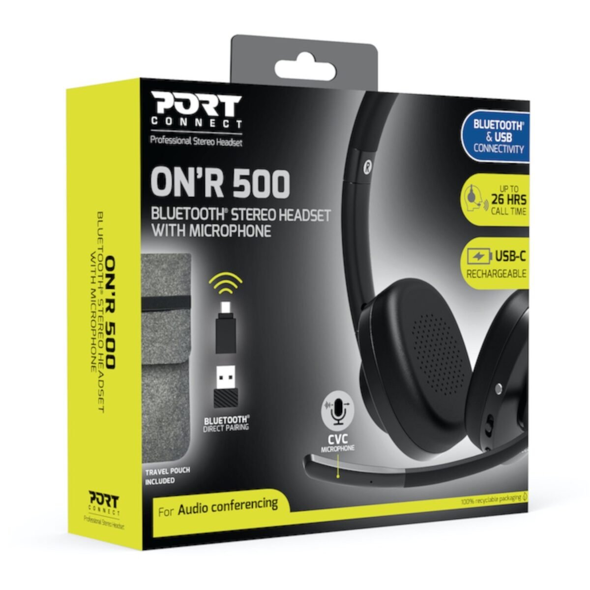 912002_PORT-CONNECT-BINAURAL-HEADSET-BT_wr_02 Port Connect ON’R 500 Bluetooth® Stereo Headset - Image 6