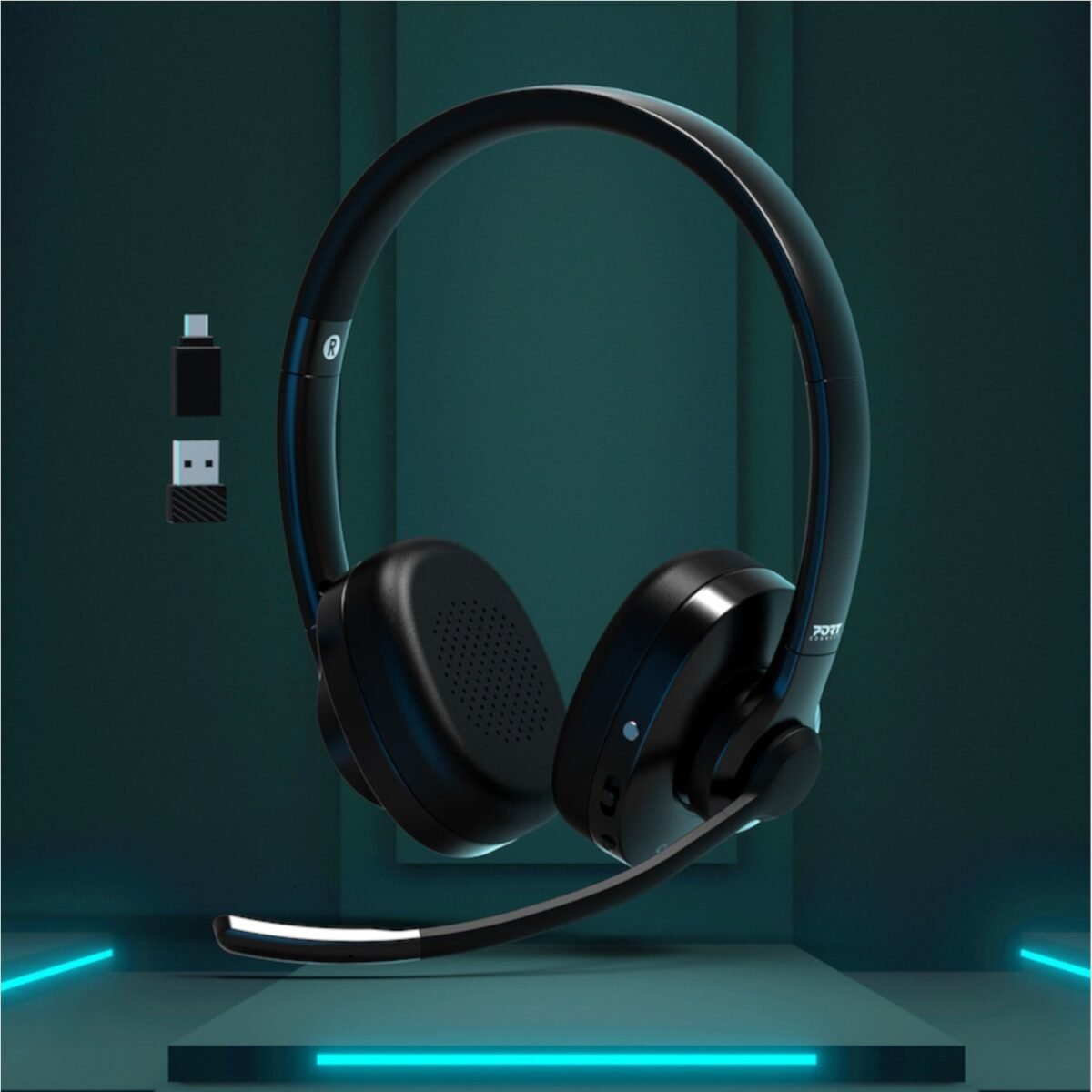 912002_PORT-CONNECT-BINAURAL-HEADSET-BT_wr_04 Port Connect ON’R 500 Bluetooth® Stereo Headset - Image 5
