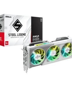 ASRock AMD Radeon RX 9070 XT Steel Legend 16GB Graphics Card