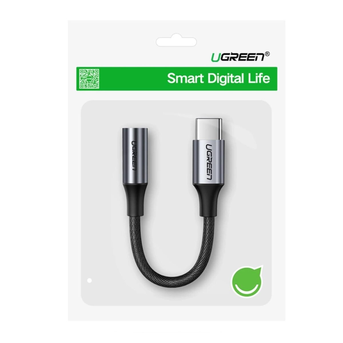 AV161-80154_UGreen-USB-Type-C-to-3.5mm-10cm-Adapter-Grey_wr_03 UGreen AV161 USB Type-C to 3.5mm 10cm Adapter - Image 5