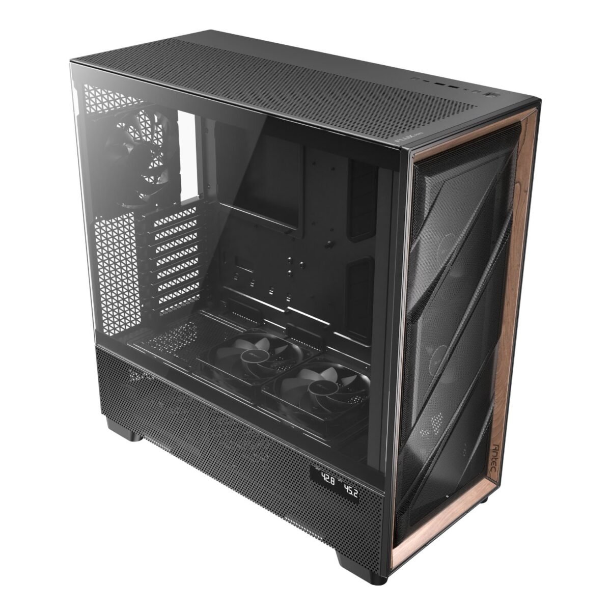 Antec_FLUX-PRO_wr_05a Antec FLUX PRO E-ATX Full Tower Gaming Chassis – Black - Image 5