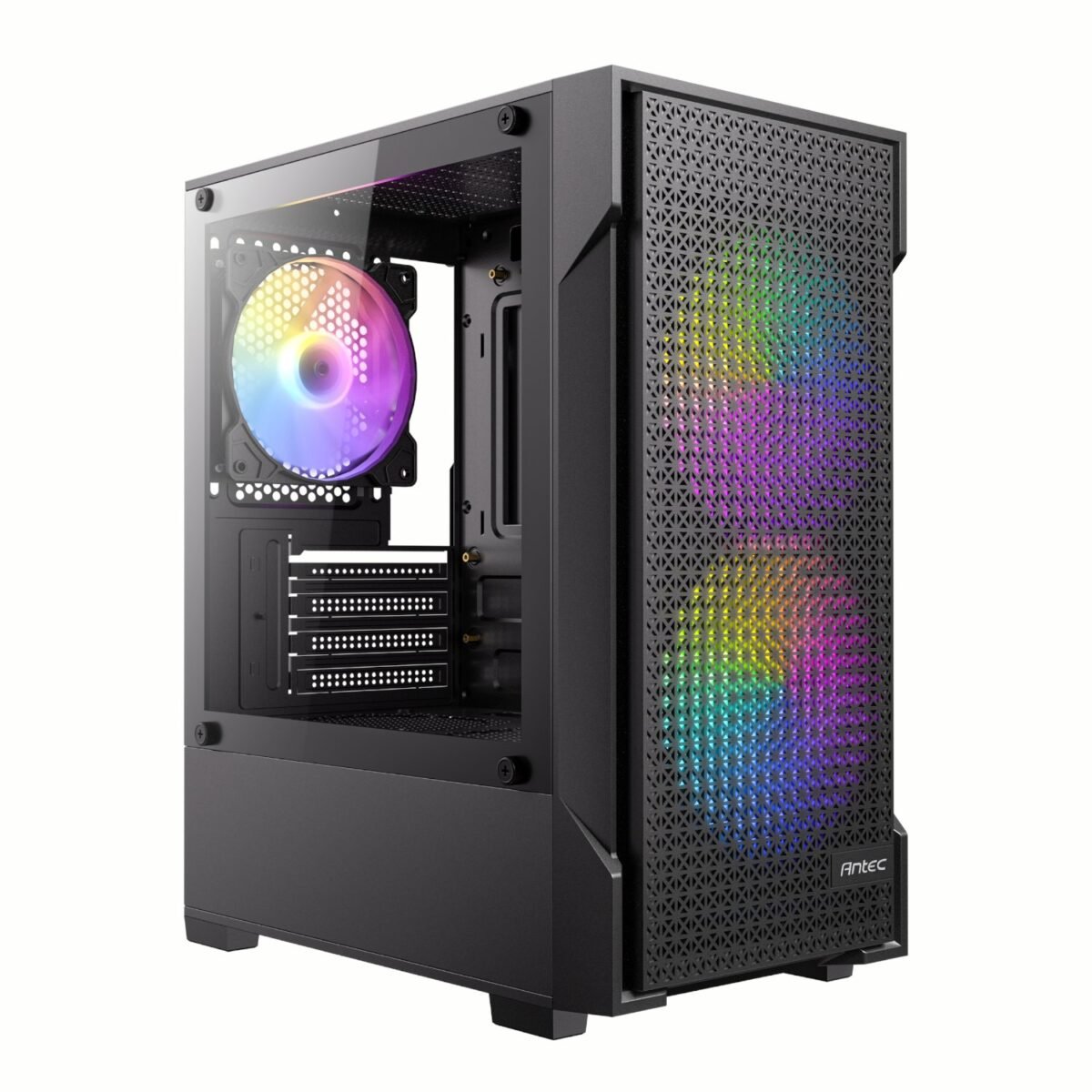 Antec_VX100M_wr_01a Antec VX100M ARGB Micro-ATX Mini Tower Gaming Chassis - Image 1