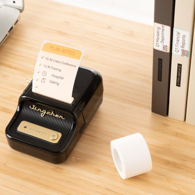 B21_wr_03a Niimbot B21 Portable Thermal Label Printer - Black - Image 3