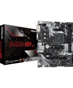 ASRock B450M-HDV R4.0 AMD AM4 M-ATX Motherboard