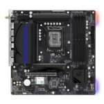 ASRock B760M PG Riptide Wi-Fi Intel LGA1700 Micro-ATX Motherboard - Image 2