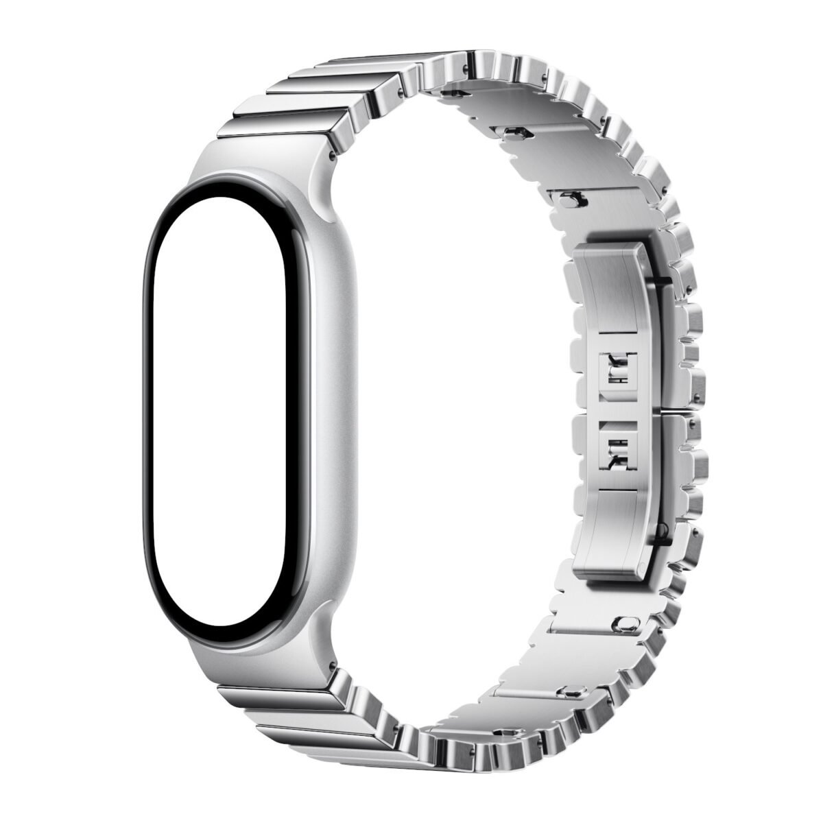 BHR07YHGL_Xiaomi-Smart-Band-10-Asymmetrical-Metal-Strap-Silver_wr_03 Xiaomi Smart Band 10 Asymmetrical Metal Strap – Silver - Image 3