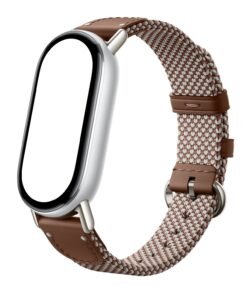 Alternative view of Xiaomi Smart Band 10 Knitted Silk Strap - Feather Brown