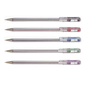 Pentel Superb Ballpoint Pen Fine 0.7mm Ball/Red