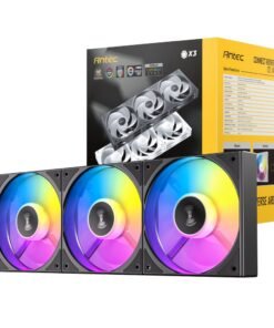 Antec Connect 120 Reverse ARGB PWM Fan 3 Pack - Black