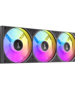 Alternative view of Antec Connect 120 Reverse ARGB PWM Fan 3 Pack - Black