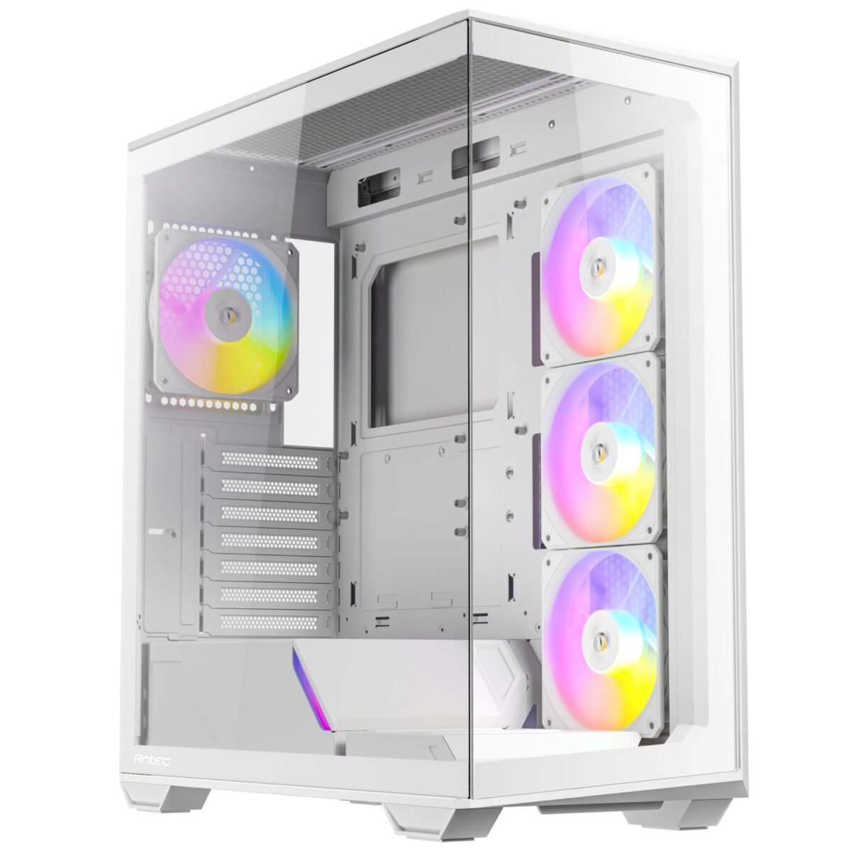 C3-ARGB-W_hr_03 Antec C3 ARGB ATX | Micro-ATX | ITX ARGB Mid-Tower Gaming Chassis – White - Image 1