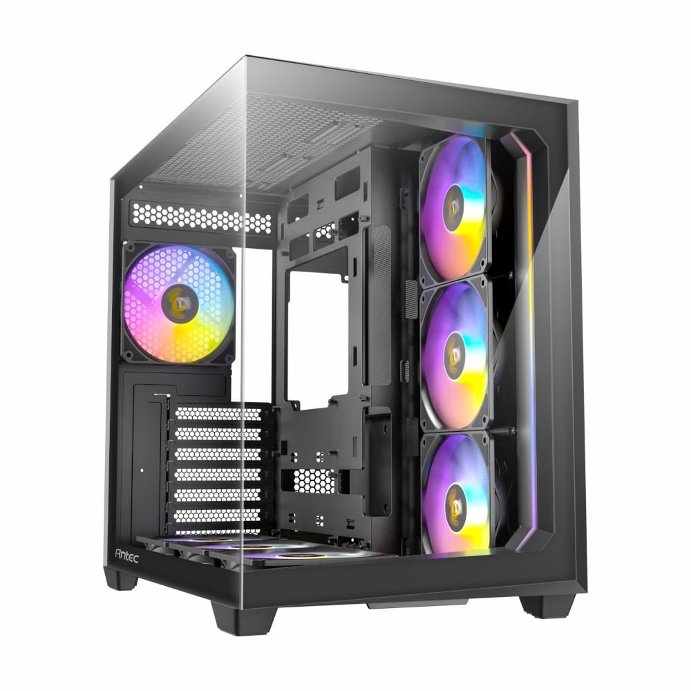 C5-ARGB-B_wr_01 Antec C5 ARGB ATX DUAL Mid Tower Gaming Chassis – Black - Image 1