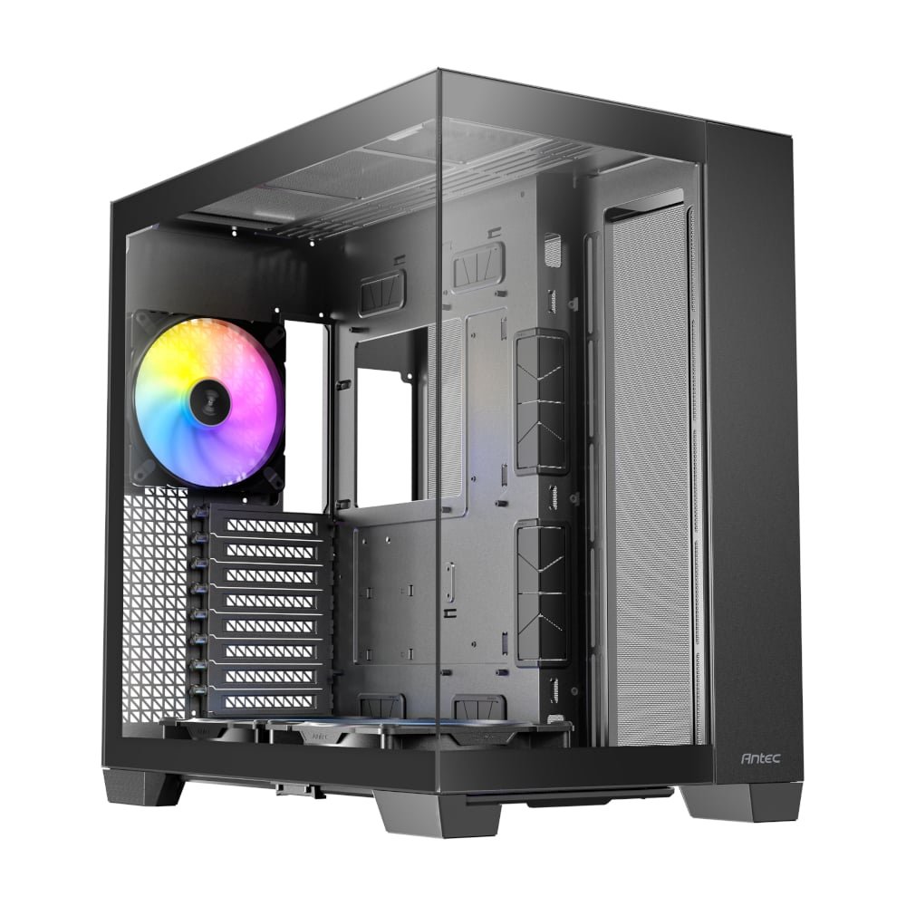 C8-ARGB-B_wr_01 Antec C8 ARGB E-ATX DUAL Full Tower Gaming Chassis – Black - Image 1