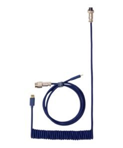 Alternative view of Keychron Coiled Aviator Blue Cable