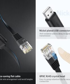 Alternative view of UGREEN USB-A to RJ45 Console Cable 1.5m