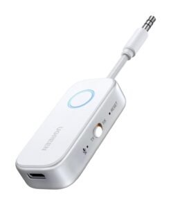 Alternative view of UGreen 3.5mm Bluetooth 5.4 Audio Receiver/Transmitter - White