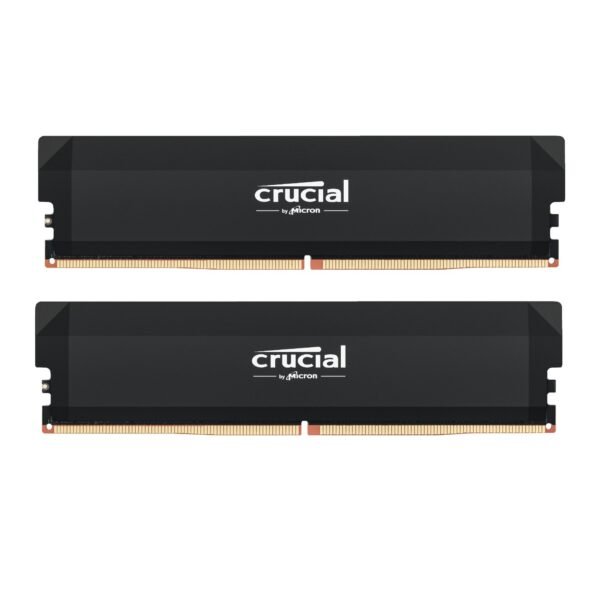 Crucial Pro DDR5 6400MHz 32GB Overclocking Memory Kit - Black