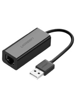 UGREEN CR110 Ethernet Adapter | USB 2.0 to RJ45 - Black