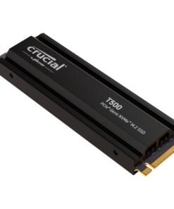 Crucial T500 1TB M.2 NVMe Gen4 with Heatsink NAND SSD