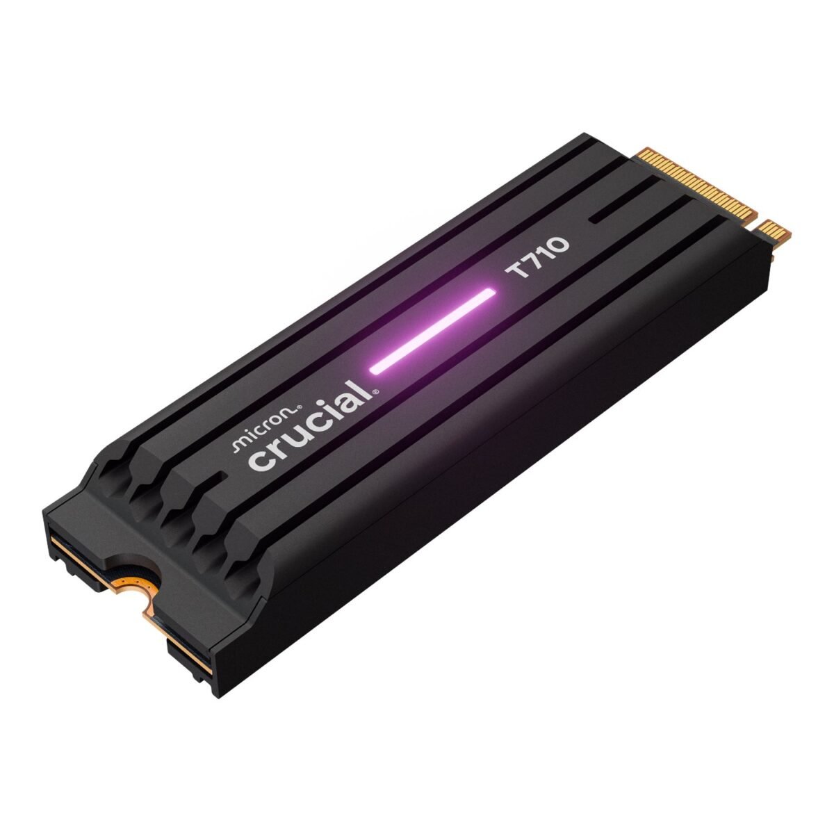 CT2000T710SSD5_Crucial-T710-2TB-M.2-NVMe-Gen5-NAND-SSD-with-Heatsink-Black_wr_03a Crucial T710 2TB M.2 NVMe Gen5 NAND SSD with Heatsink - Image 3