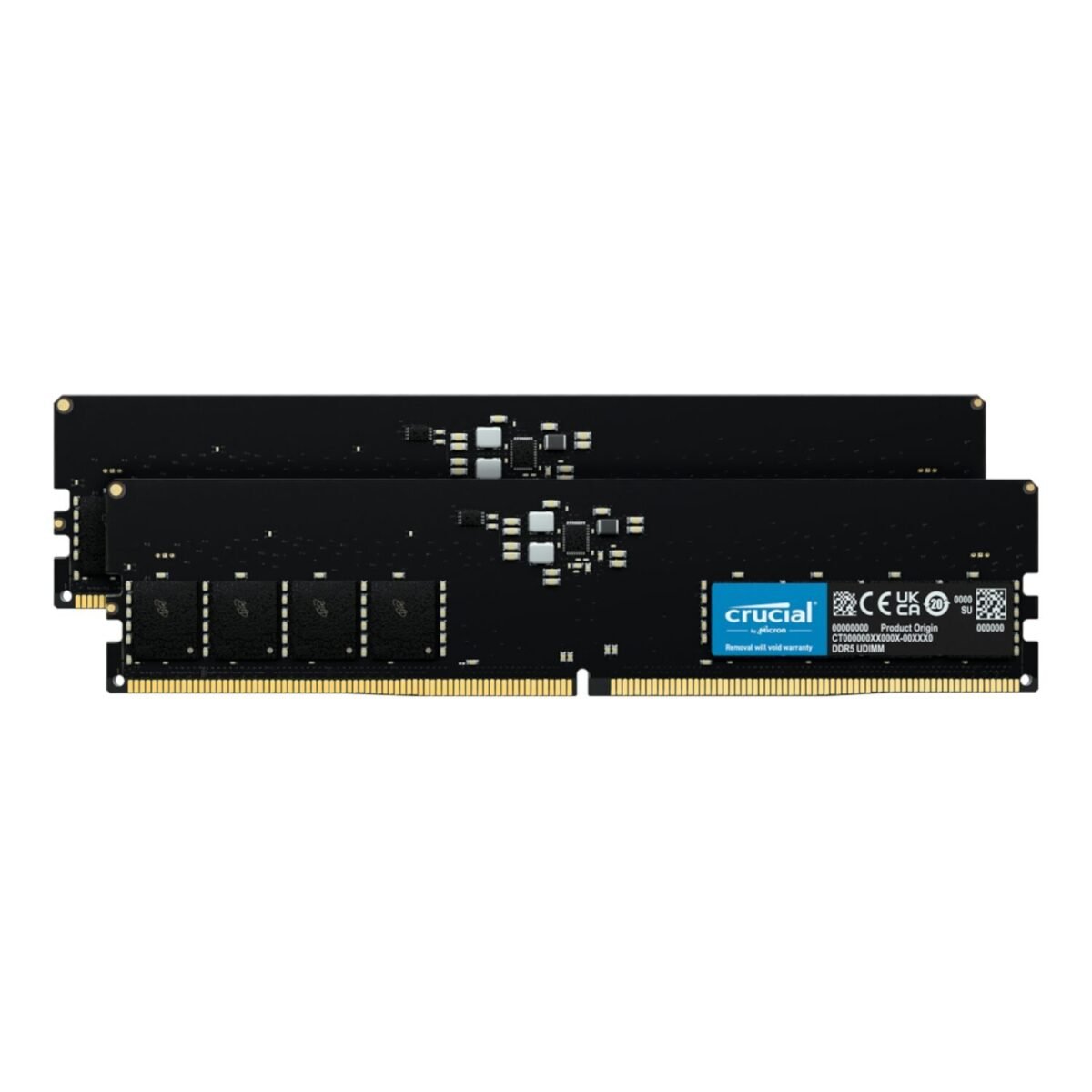 CT2K8G48C40U5_Crucial-DDR5-4800-16GB-Desktop-Memory-Kit-2-x-8GB-Black_wr_01a Crucial DDR5-4800 16GB Desktop Memory Kit (2 x 8GB) - Image 1