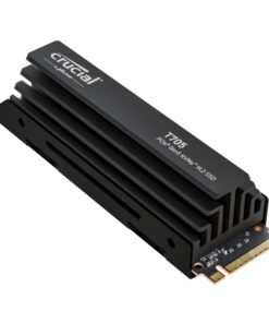 Alternative view of Crucial T705 4TB M.2 NVMe Gen5 with Heatsink NAND SSD