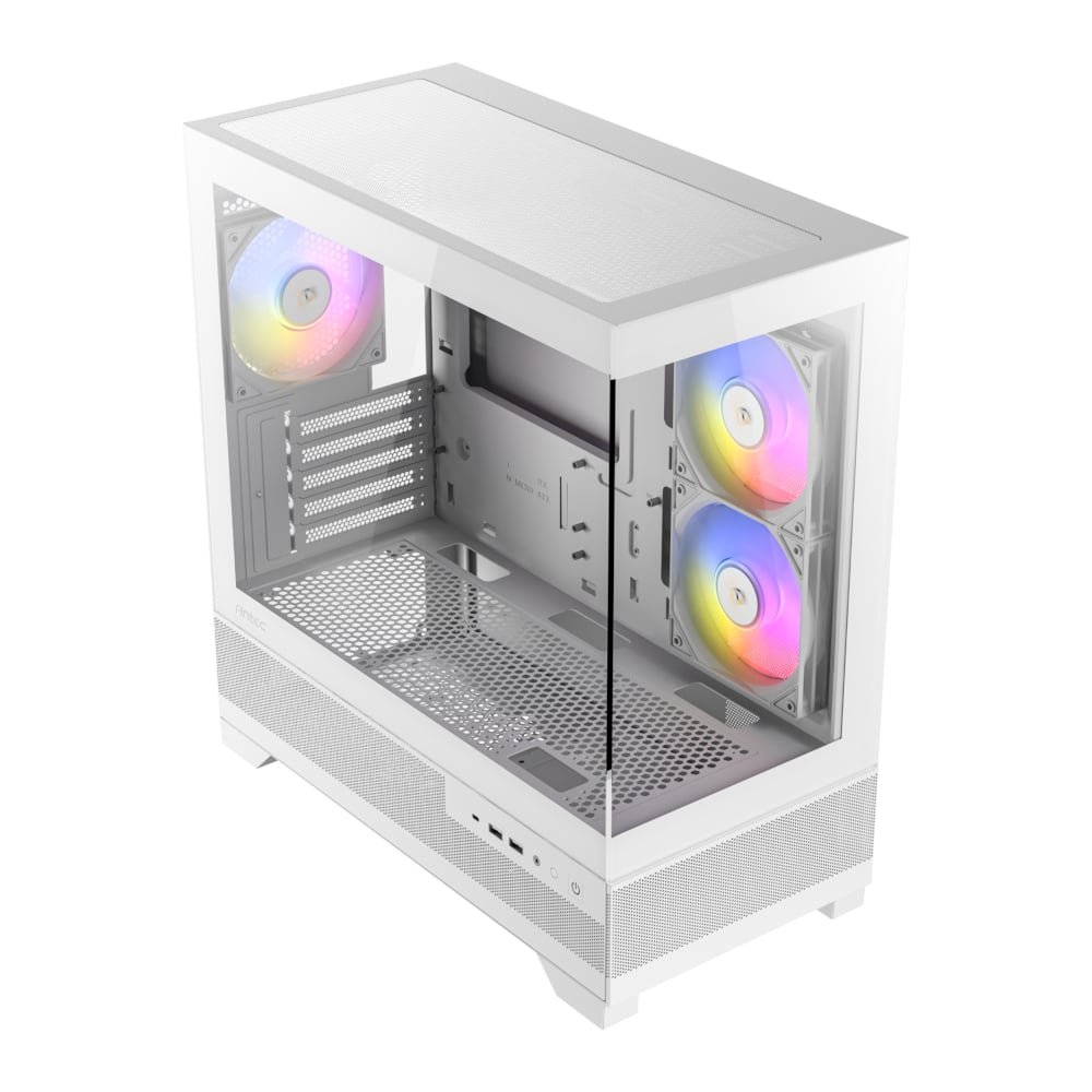 CX500M-W_wr_05 Antec CX500M Micro-ATX | ITX RGB Mini-Tower Gaming Chassis Type-C - White - Image 5