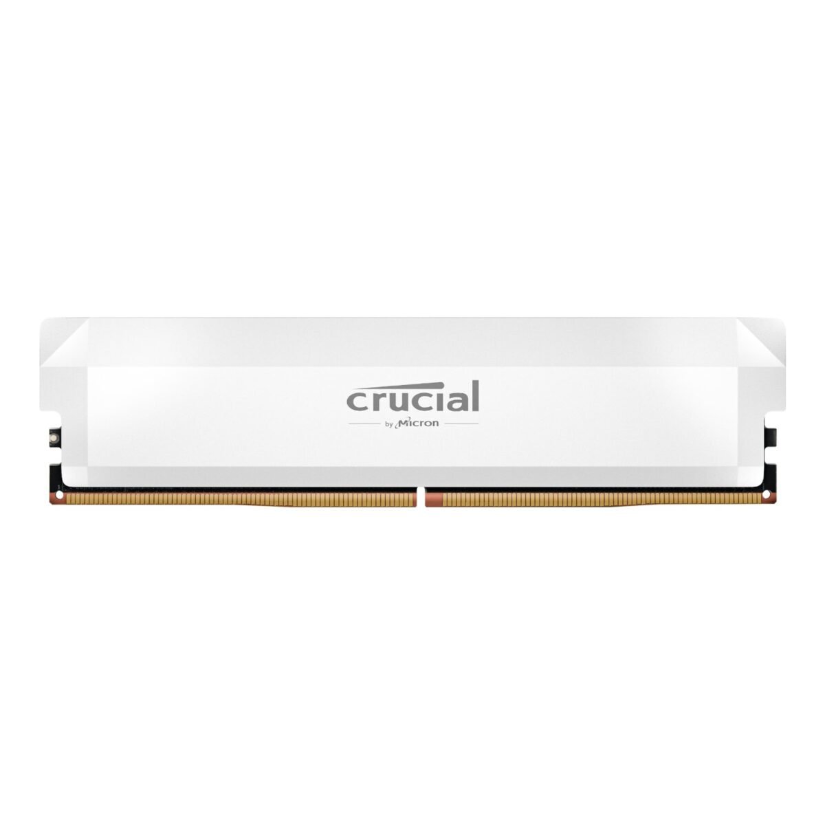 Crucial_CP16G64C38U5W_wr_01a Crucial Pro Overclocking 16GB 6400Mhz DDR5 Desktop Memory White - Image 1